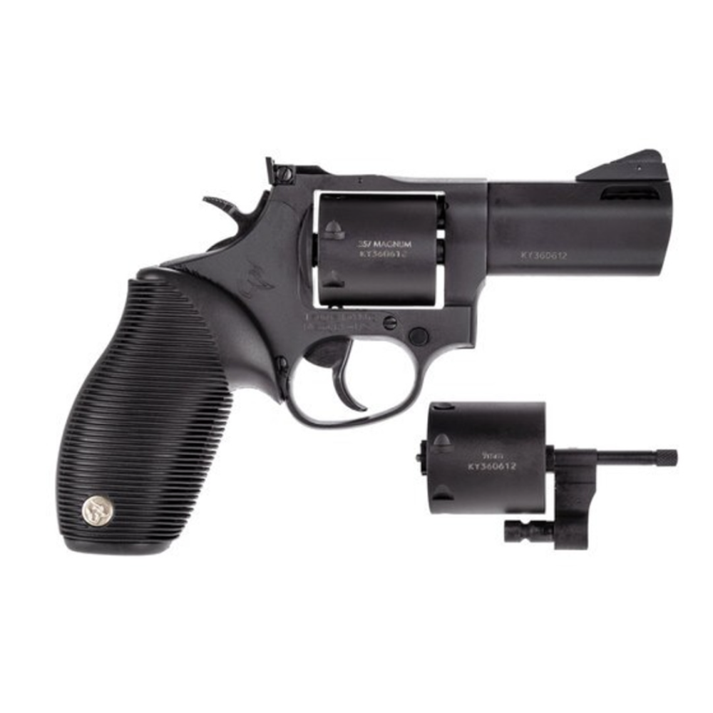 Taurus 692 Double Action Revolver .357 Mag/.38 Spl/9mm Luger 3" Ported Barrel 7 Rounds Fixed Front Sight/Adjustable Rear Sight Ribber Grip Matte Black Finish [FC-725327616023]
Image may not be an exact representation of the actual item. Please read the c