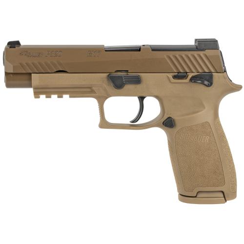 Sig Sauer P320, M18, 10 Round, Coyote Tan, OR, MTS