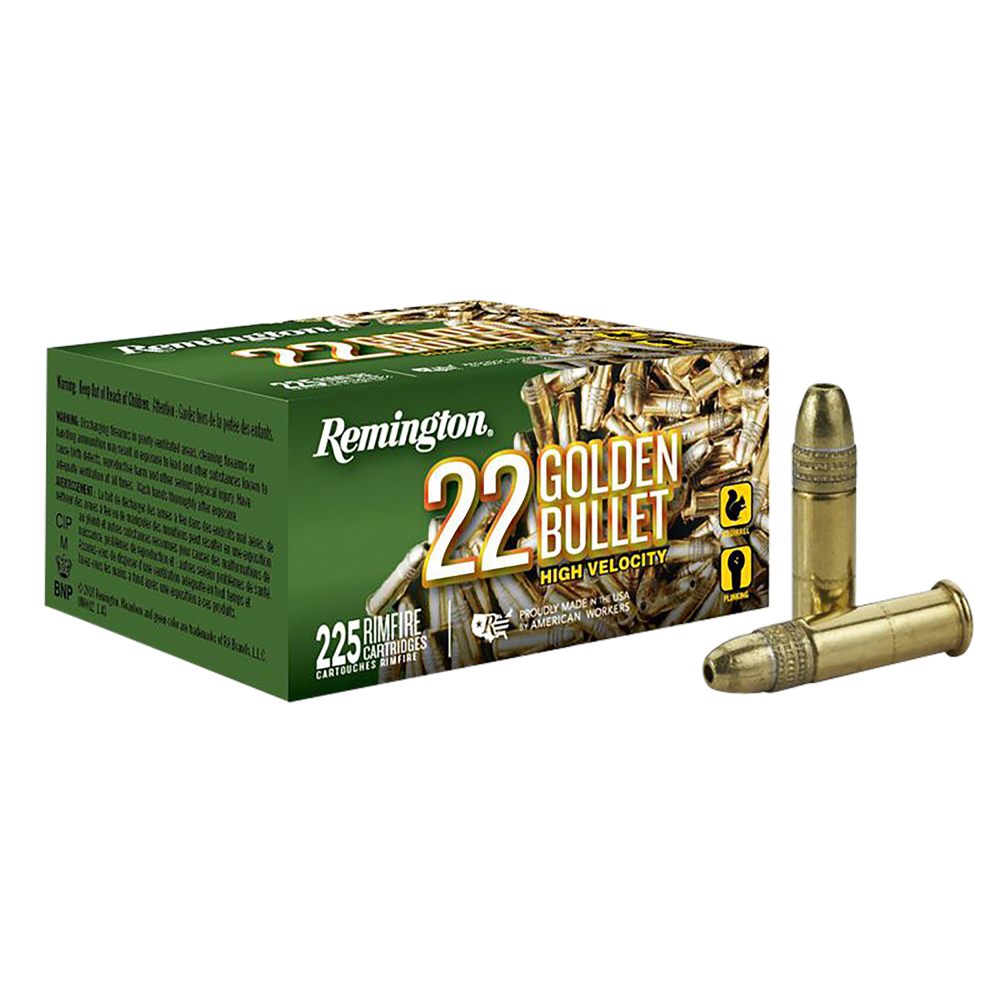 Remington Golden Bullet 22 LR 36 Grain High Velocity HP