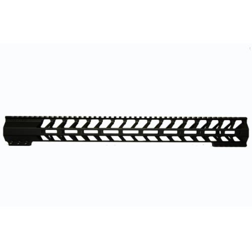 HONTAC 19" Slim M-LOK Handguard Free Float AR15 - Clamp-on (MADE IN USA)