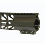 HONTAC 19" Slim M-LOK Handguard Free Float AR15 - Clamp-on (MADE IN USA)