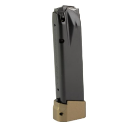 Canik TTI Combat 9mm 21Rd (18Rd+3) Black/Bronze Magazine