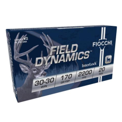 Fiocchi Field Dynamics FSP Rifle Ammunition 30-30 Win 170gr 2200