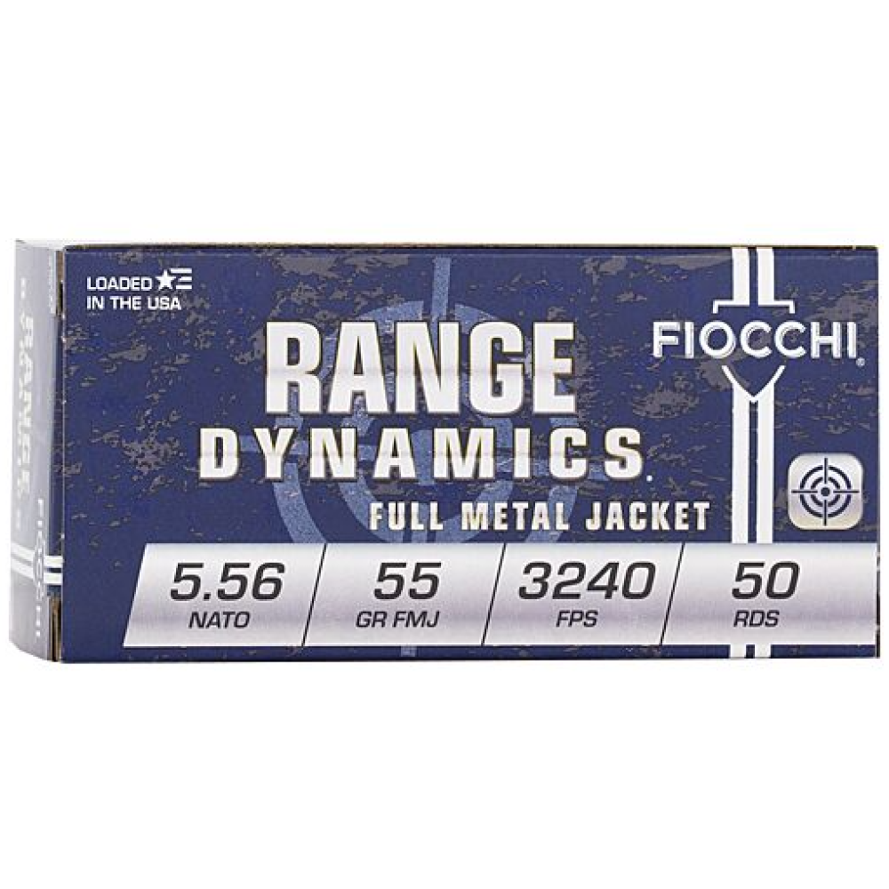 FIOCCHI 5.56mm 55GR FMJBT 50 rds