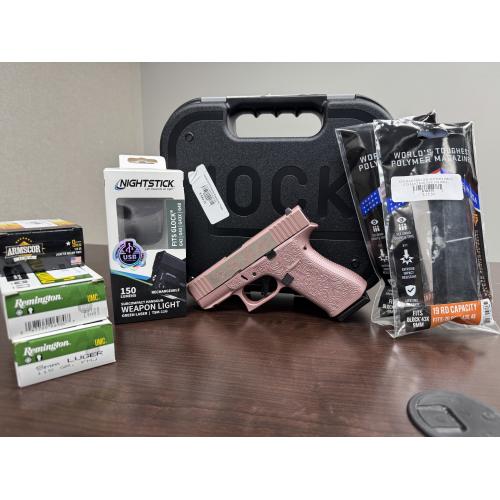 Rose Gold Glock 43X Bundle