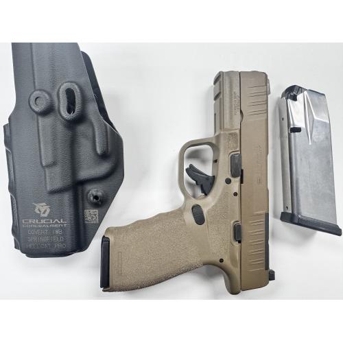 Springfield Hellcat Pro + Crucial Concealment IWB Holster