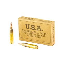 WIN M193 556NATO 55GR FMJ 20/1