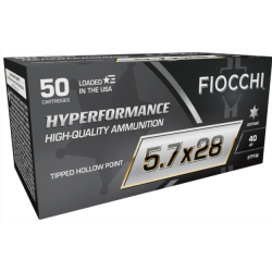 5.7x28mm 40 Grain Tipped HP