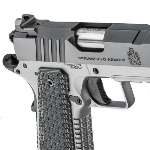 Springfield Armory Emissary 1911 .45 ACP 4.25" – Blued Slide / Stainless Frame Commander Pistol