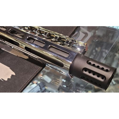 Upgraded AR-15 with Chrome Furniture
