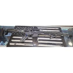 Upgraded AR-15 with Chrome Furniture