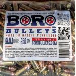 Boro Bullets 250rd 9mm