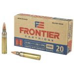 HORNADY FRONTIER CARTRIDGE MILITARY GRADE 5.56X45MM NATO AMMO 55 GRAIN FULL METAL JACKET BOAT TAIL - FR200 500 RND CASE