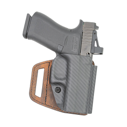 Versacarry V-Slide OWB Brown Leather/Polymer Belt Slide