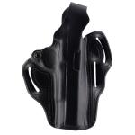 Thumb Break Scabbard OWB Black Leather