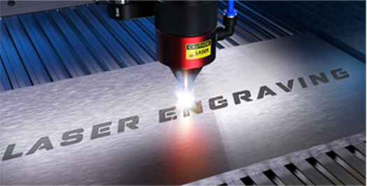 Laser engraving at City Armory in Wake Forest, NC