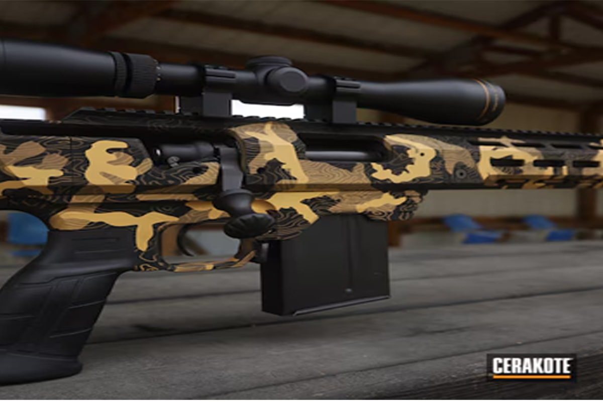 Cerakote rifle at City Armory in Wake Forest, NC