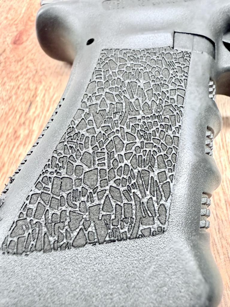 Custom ATF-compliant NFA marking on a suppressor tube