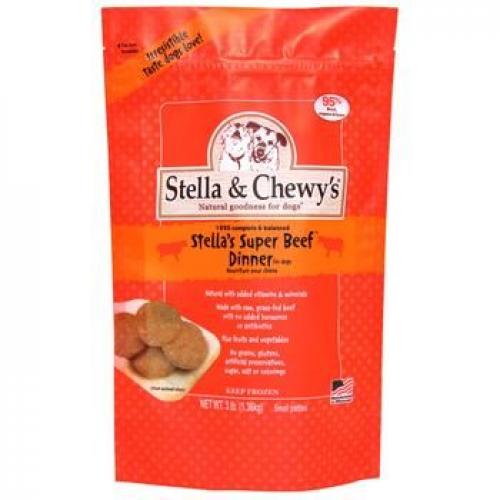 STELLA & CHEWY'S DOG SUPER BEEF PATTIES 25 OZ