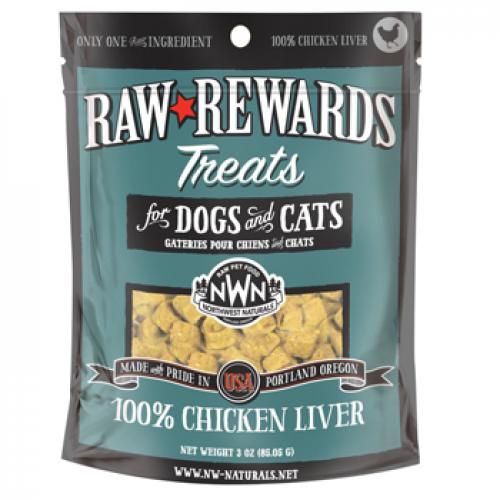 NW NATURALS FREEZE DRIED CHICKEN LIVER 3oz BAG