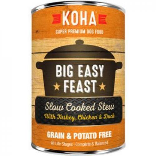 CASE KOHA DOG STEW BIG EASY FEAST 12.7oz CAN CASE OF 12 CANS