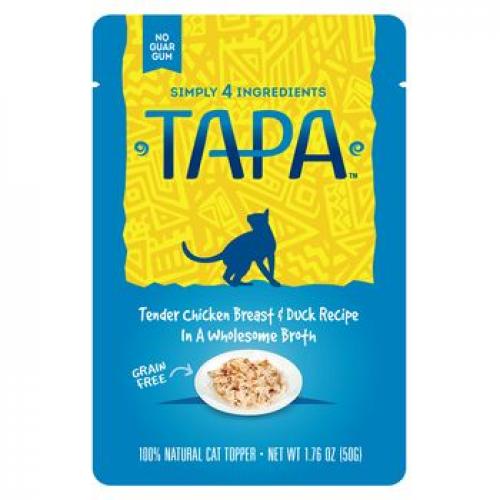 RAWZ TAPPA CAT POUCH CHICKEN BREAST & DUCK & BROTH 2.46 OZTHIS IS A TOPPER ONLY