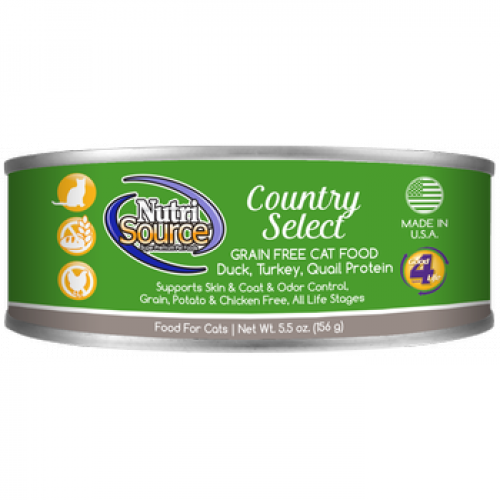 NutriSource Cat Can GF GF Country Select 5.5 oz