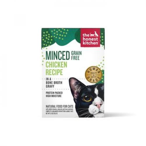 Honest Kitchen Cat Minced Chicken In Bone Broth 5.5 oz