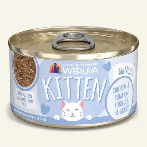 Weruva Cat Kitten Can Chicken & Pkn Gravy 3oz