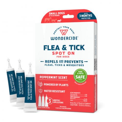 Wondercide Flea & Tick Spot On For Dogs Medium Peppermint