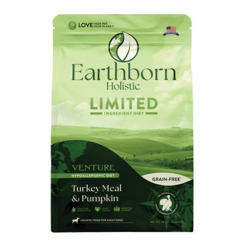 EARTHBORN VENTURE GRAIN FREE DOG TURKEY & SQUASH 4 LB BAG