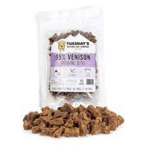 TND VENISON TRAINING BITES  6 OZ