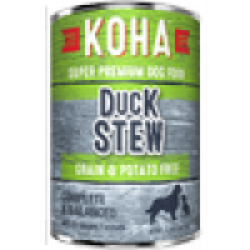 CASE KOHA DOG DUCK STEW 13oz CAN CASE OF 12 CANS