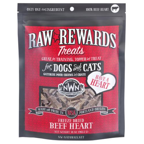 NWN FD BEEF HEARTS 10 OZ TREATS