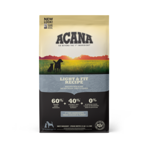 ACANA HERITAGE DOG LIGHT & FIT 25LB
