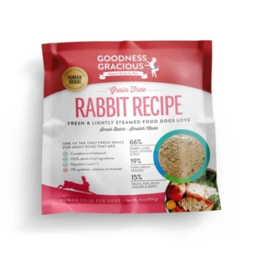 Goodness Gracious Dog Cooked GF Rabbit/Pollock/Pork 1#
