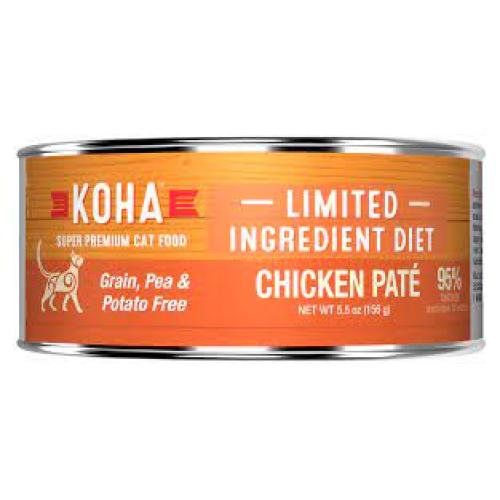 CASE KOHA LID GF CHICKEN Pate 3 OZ CAN CASE OF 24 CANS