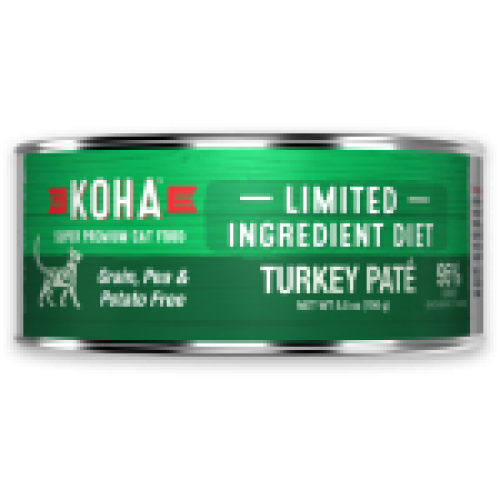 CASE KOHA LID GF TURKEY Pate 3 OZ CAN CASE OF 24 CANS
