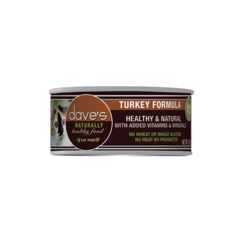DAVES CAT TURKEY FORMULA PATE 5.5OZ