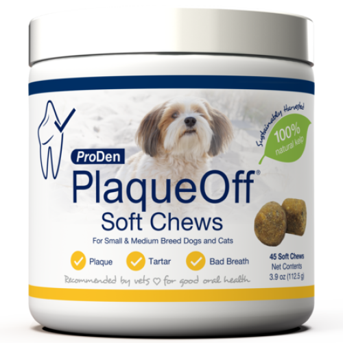 Swedencare  Plaqueoff Dog Dental Soft Chews Sm/Md Breed 45ct