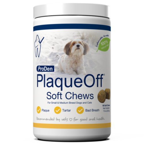 Swedencare  Plaqueoff Dog Dental Soft Chews Sm/Md Breed 90ct