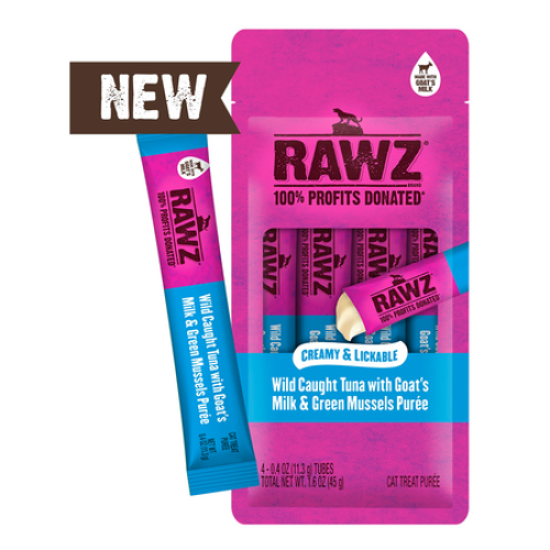 Rawz Cat Lickables Tuna  .4 oz 4/Pack