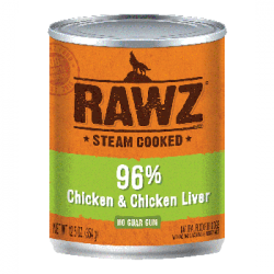 RAWZ DOG CHICKEN & CHICKEN LIVER 12.5oz CAN