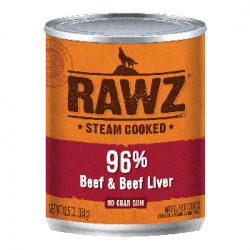 RAWZ DOG BEEF & BEEF LIVER 12.5oz CAN