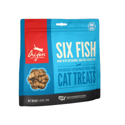 ORIJEN CAT 6 FISH TREAT FREEZE DRIED 1.25 OZ