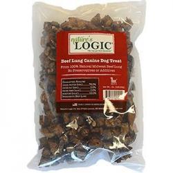 Nature's Logic Dog Treat Beef Lung 1LB BAG