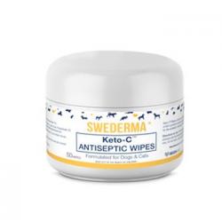 Swedencare Swederma Keto-C Antiseptic Wipes 50 Ct