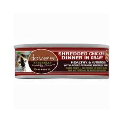 DAVES CAT SHRD CHICK GRAVY 5.5OZ