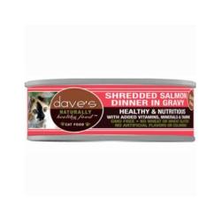 DAVES CAT SHRD SALMON GRAVY 5.5OZ