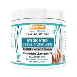 Nootie Dog Medicated Dental Finger Wipe 80ct